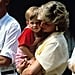 Pictures of Princess Diana Being Affectionate With Sons