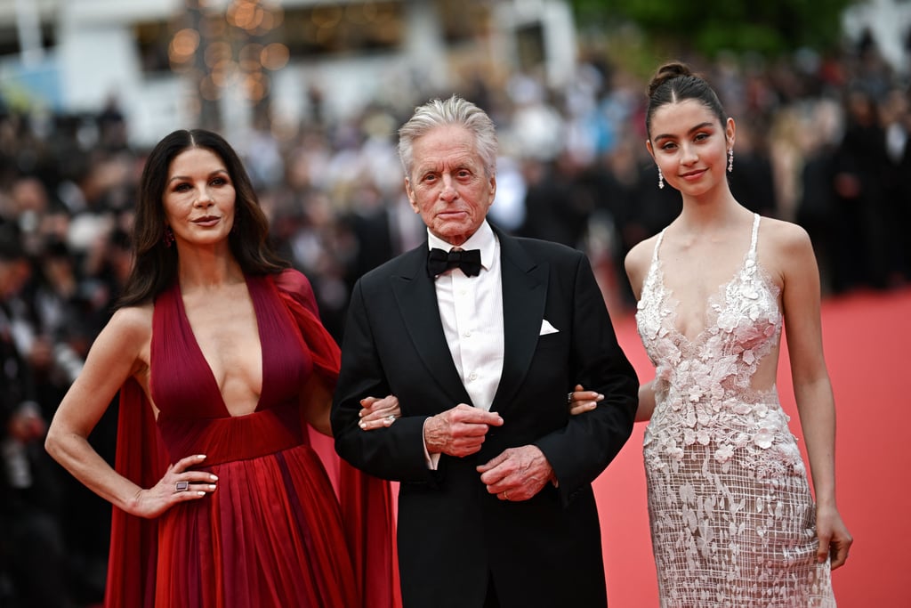 Catherine Zeta-Jones and Michael Douglas' Daughter at Cannes