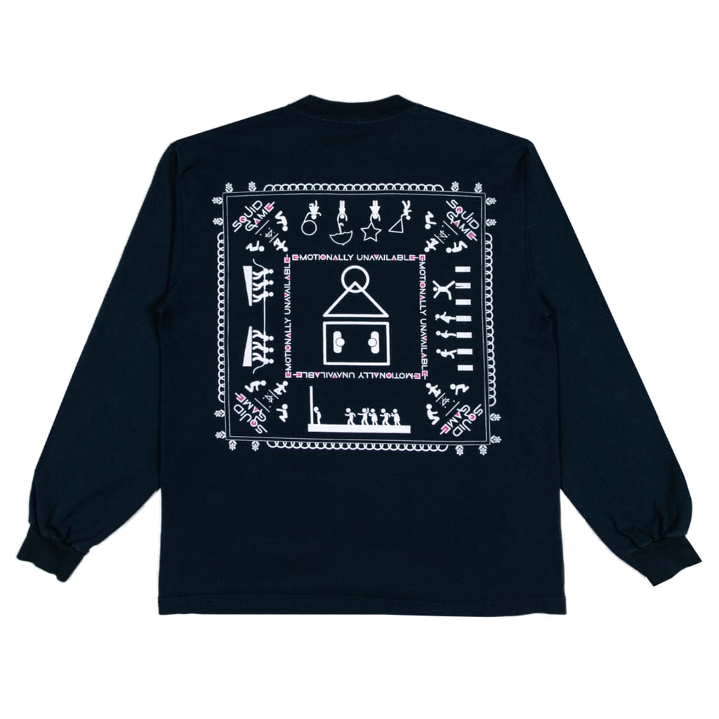 Squid Game x Emotionally Unavailable Logo Long-Sleeve Tee