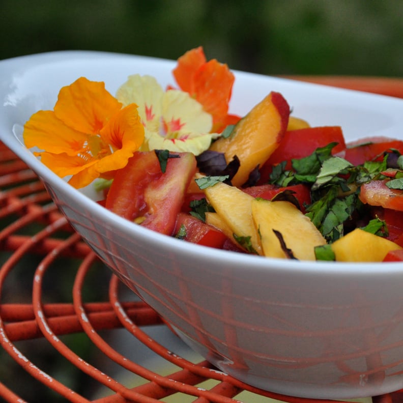 Tomato-Peach Salad