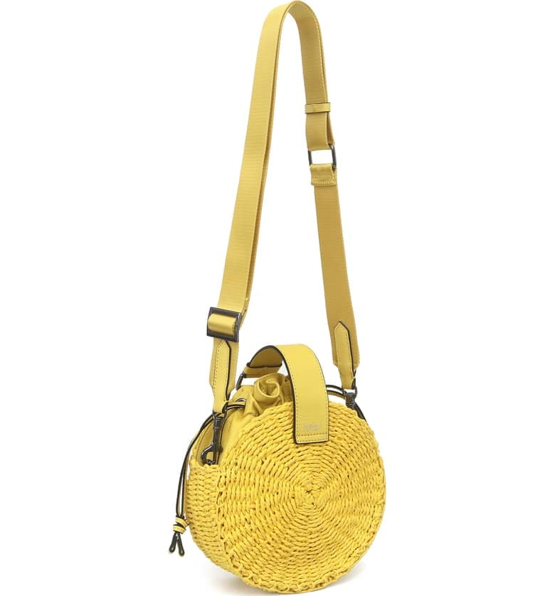 Botkier Montauk Woven Straw Crossbody Bag