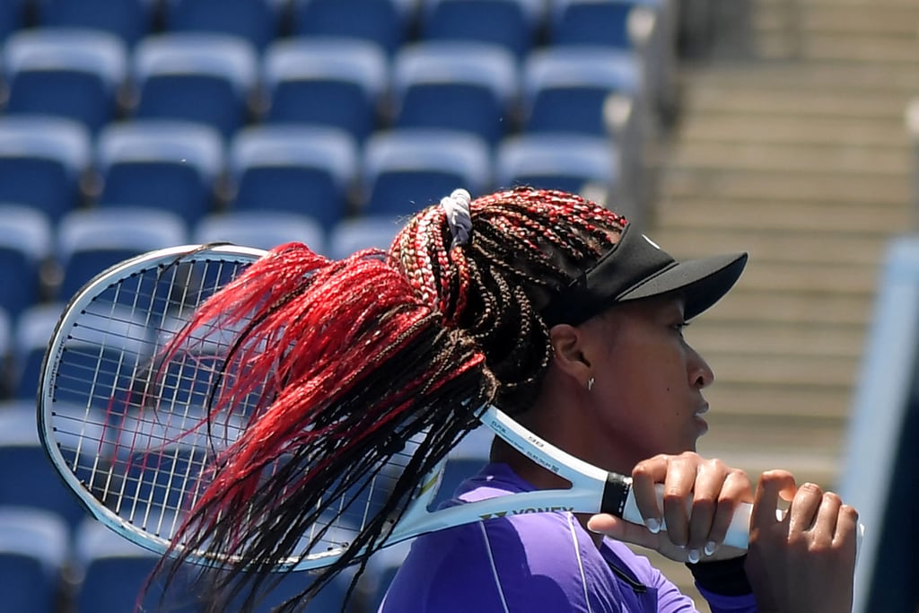 See Naomi Osaka's Red Braids For the Tokyo Olympics
