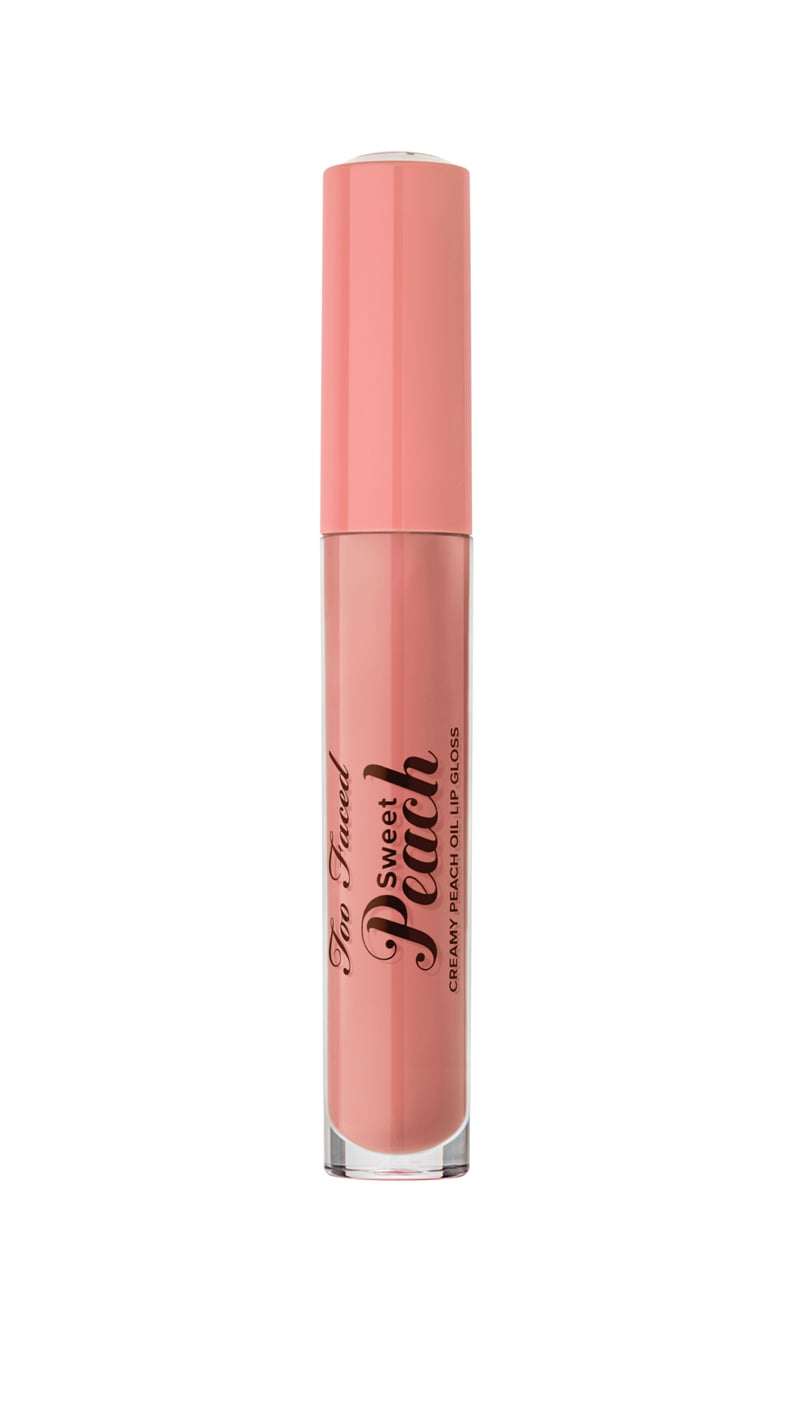 Too Faced Sweet Peach Creamy Lip Oil in Peach-sicle