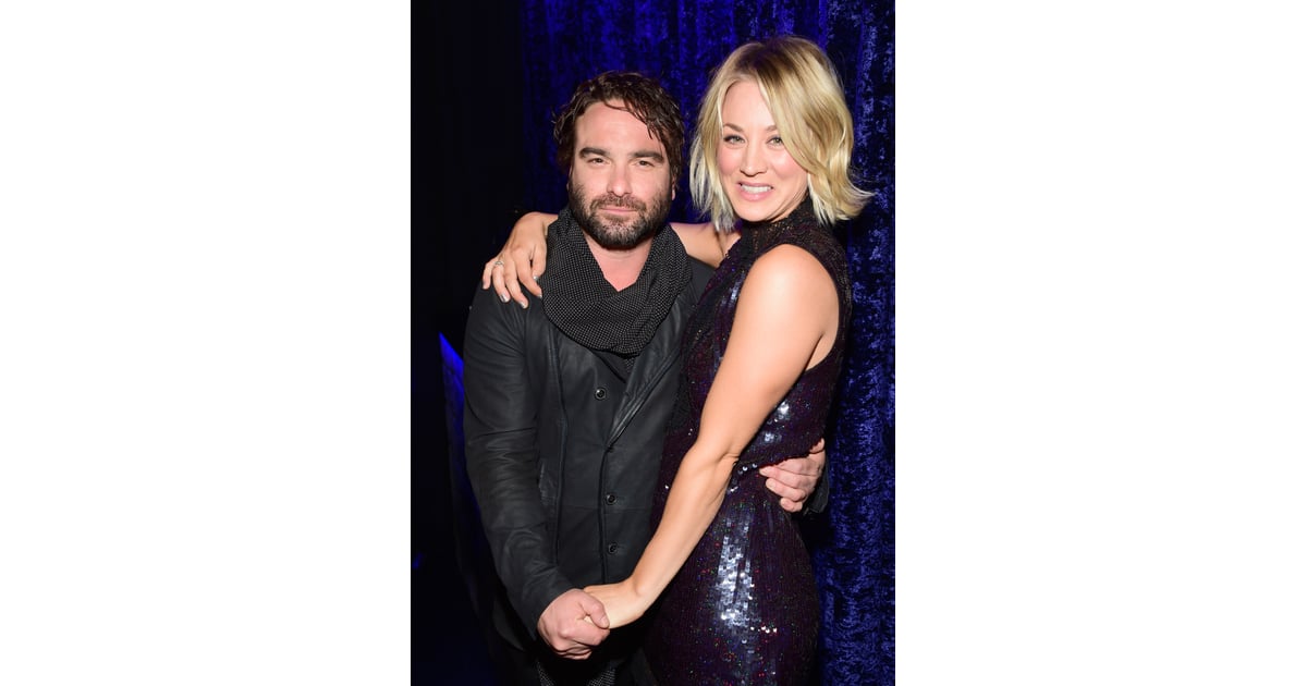 Kaley Cuoco cuddled up with her Big Bang Theory costar (and ex ...