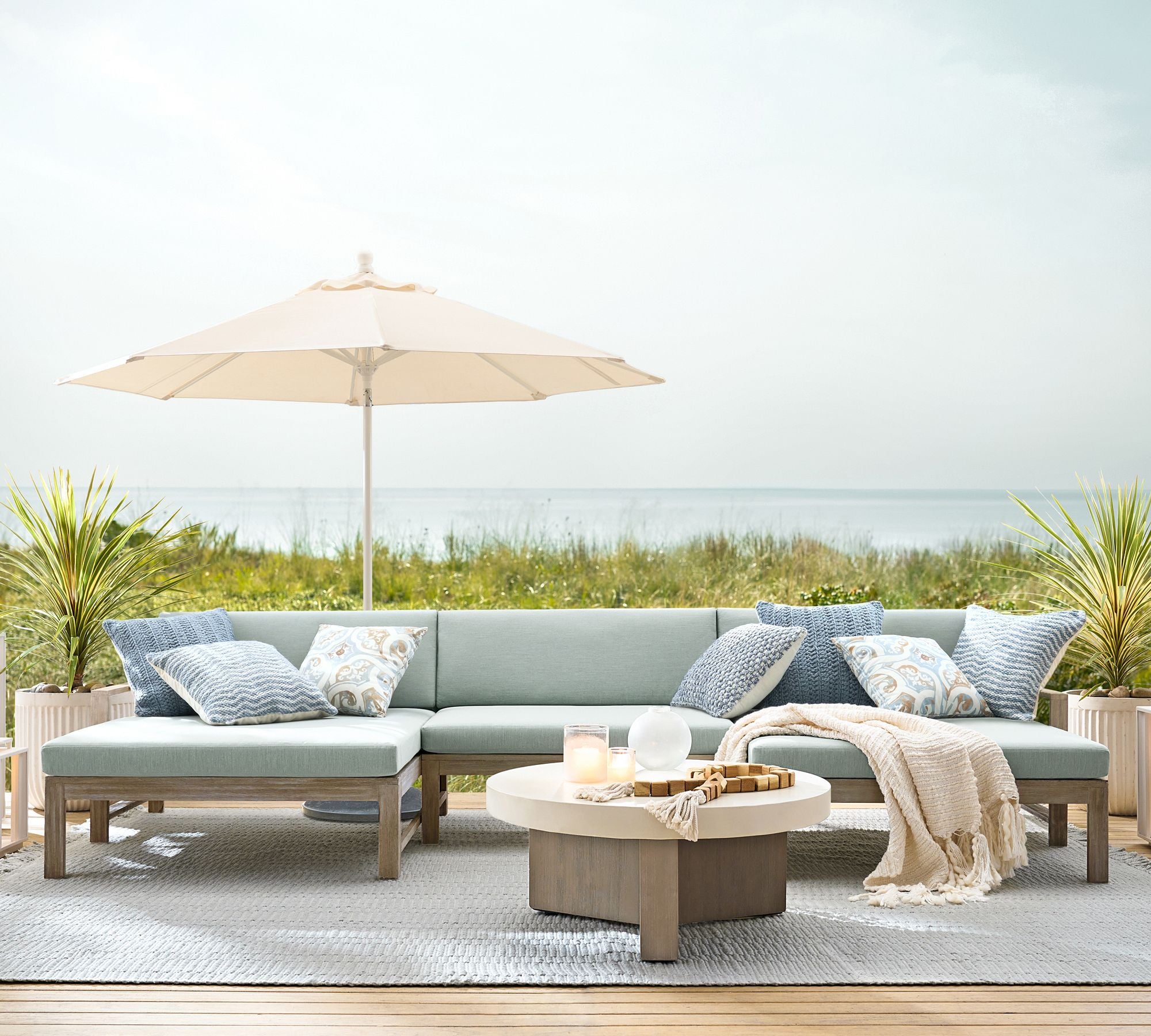 Pottery barn store patio sectional