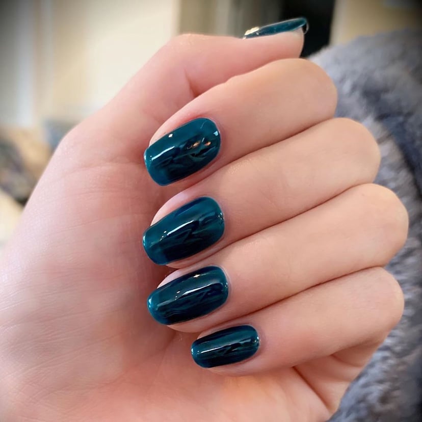 Discover more than 129 teal and black nails