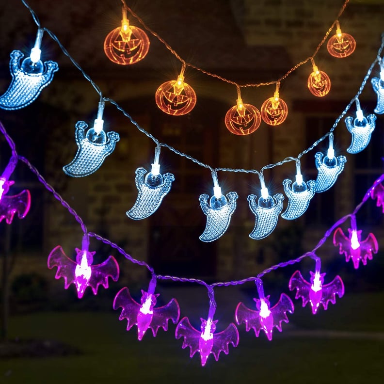 Fairy Lights with a Spooky Twist: Set of 3 Halloween String Lights