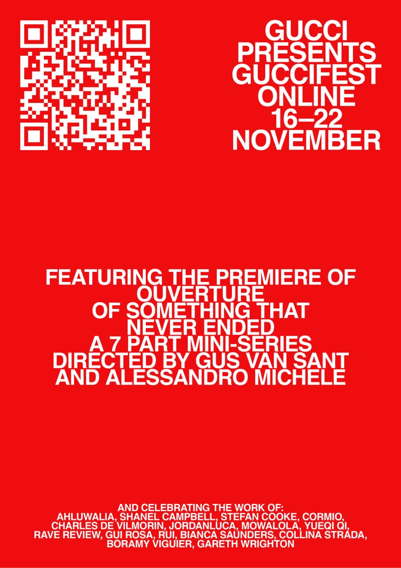 Gucci's Ouverture Film Series Announcement