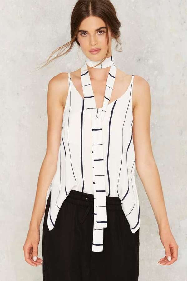 Factory Philomena Striped Cami Top ($42)