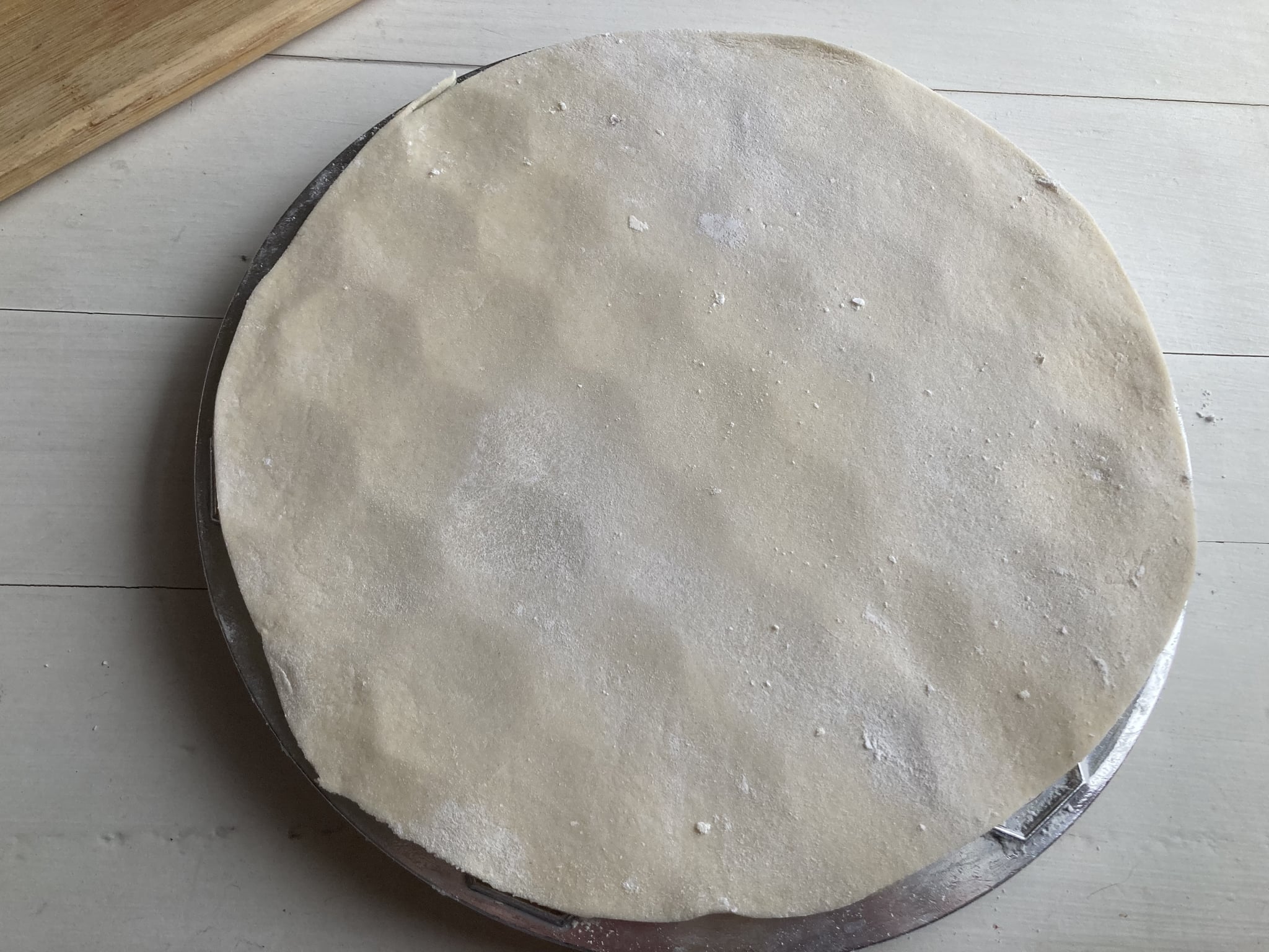 dough on mold