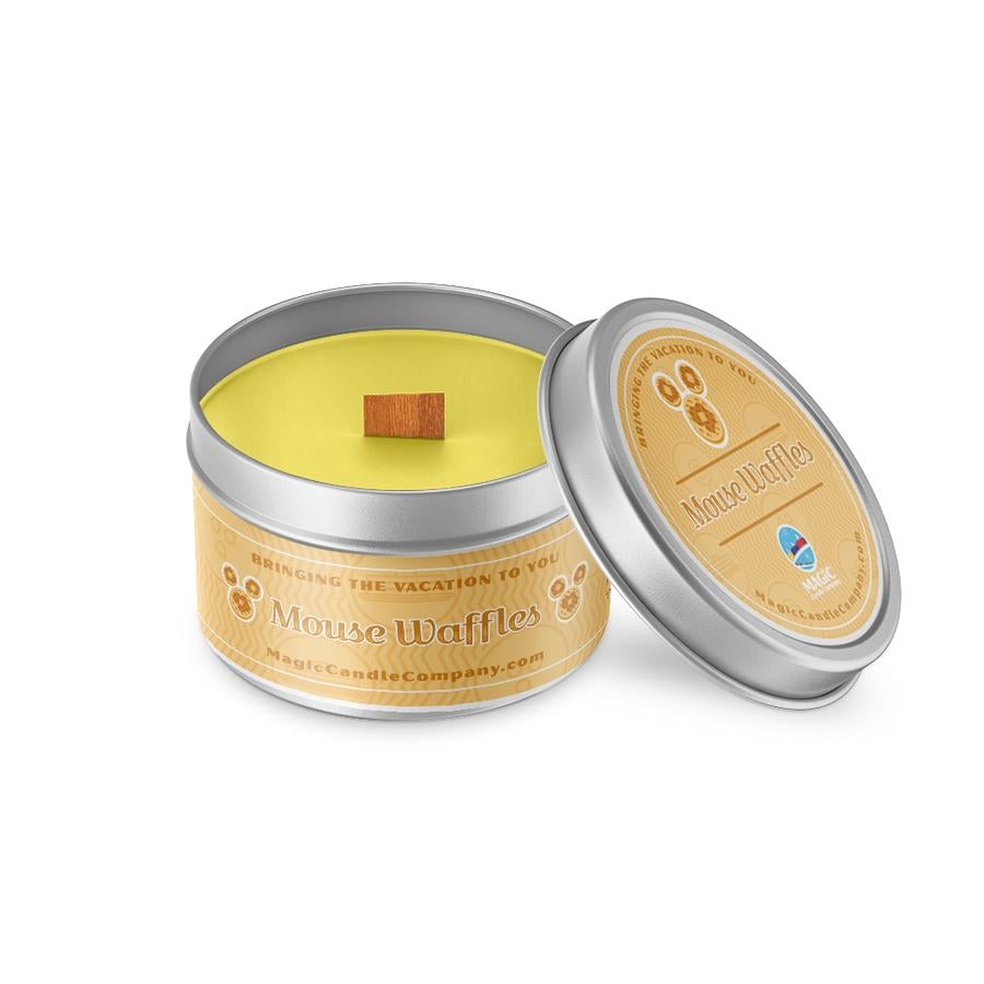 Mickey Mouse Waffles-Inspired Candle