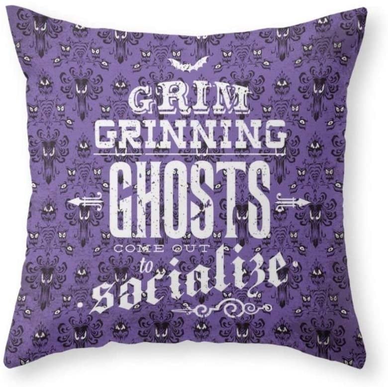 The Haunted Mansion Throw Pillow