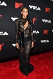 Ciara’s Black Dress at the VMAs Was Made Infinitely Sexier by Lace Inserts and a Diagonal Cutout