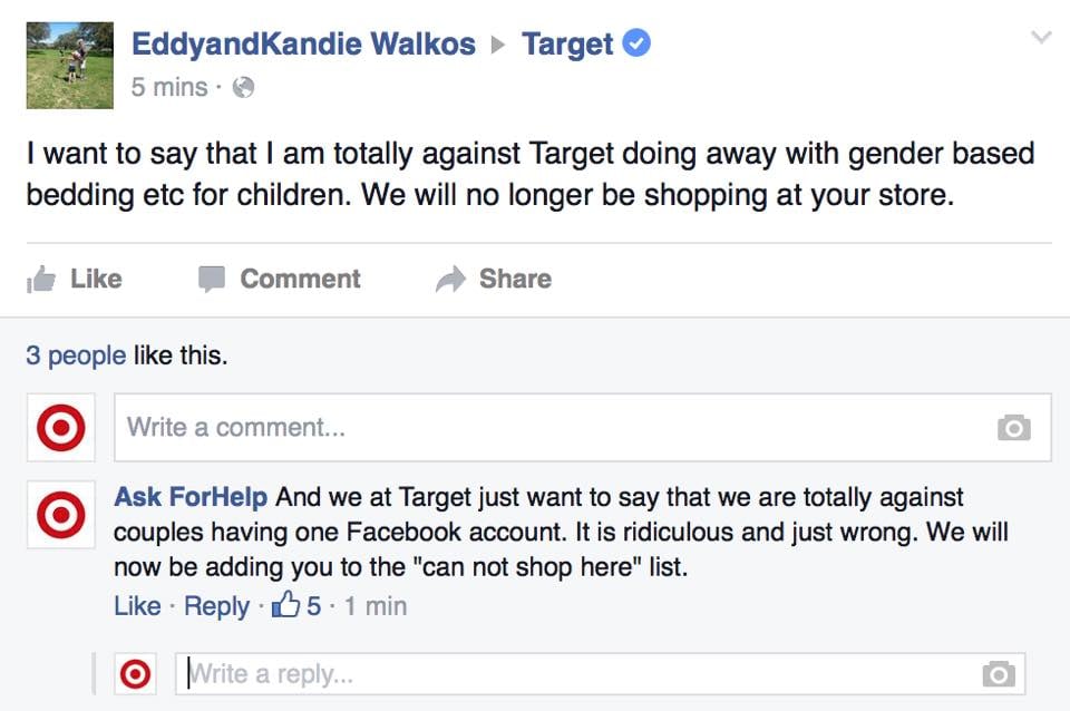 Comments About Target's Nongendered Toys