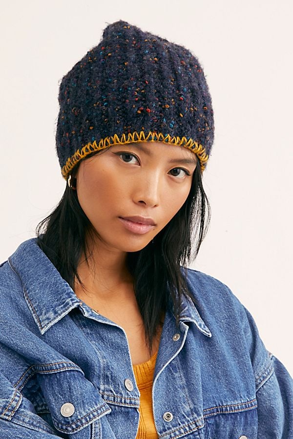 Free People Confetti Whipstitch Beanie