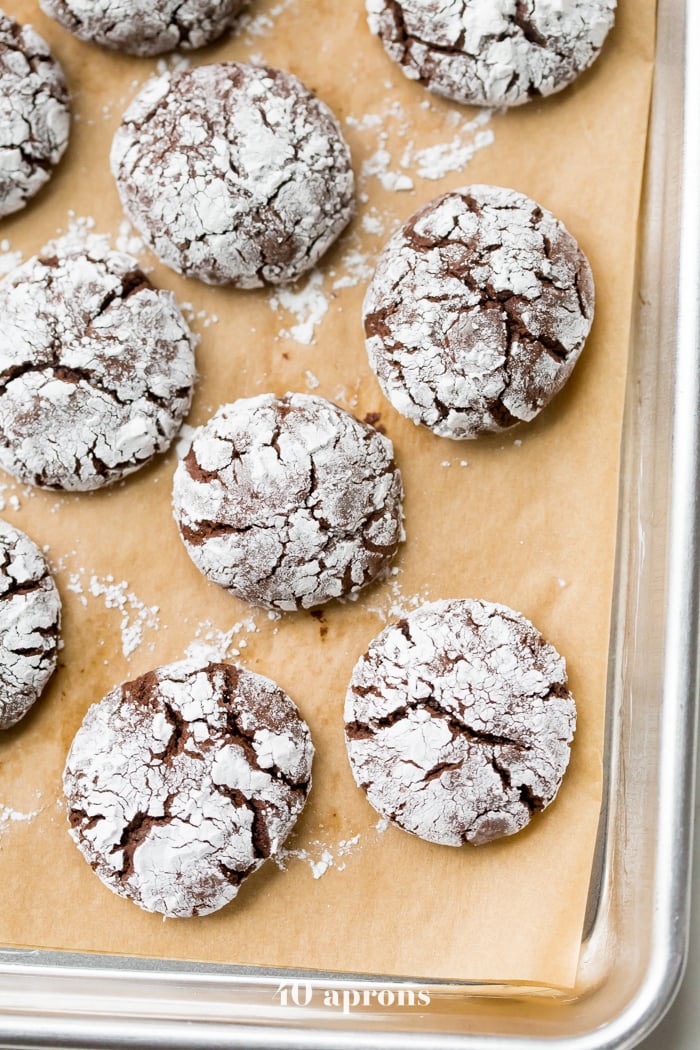 Paleo Gluten-Free Vegan Crinkle Cookies