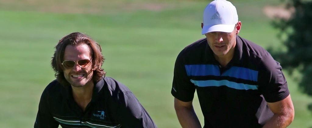 Jensen Ackles and Jared Padalecki Golfing July 2017