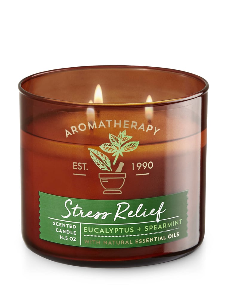 Stress Relief Eucalyptus and Spearmint 3-Wick Candle ($22)