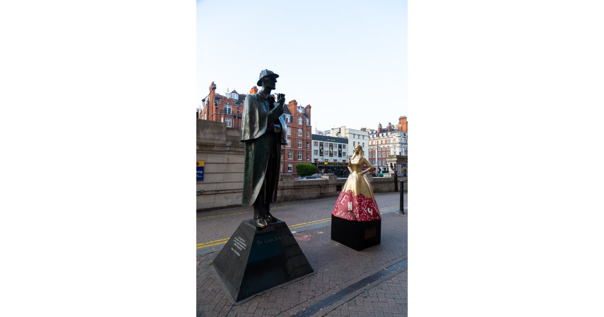 Enola Holmes Statue on Baker Street in London Female Statues Erected Around UK to Celebrate
