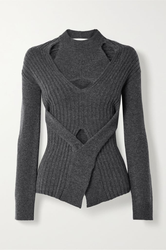 Dion Lee Cutout Wool and Cashmere-Blend Sweater
