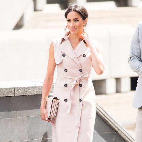 Meghan Markle's Pink Trench Dress House of Nonie