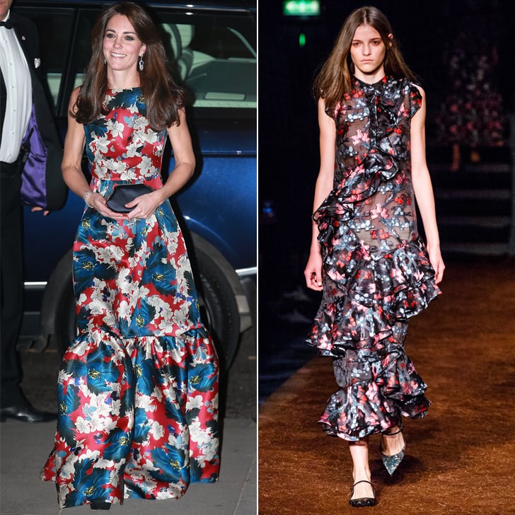 A Floral Gown | Kate Middleton Bold Outfits | POPSUGAR Fashion Photo 5