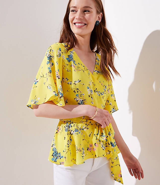 Wrap top loft new arrivals