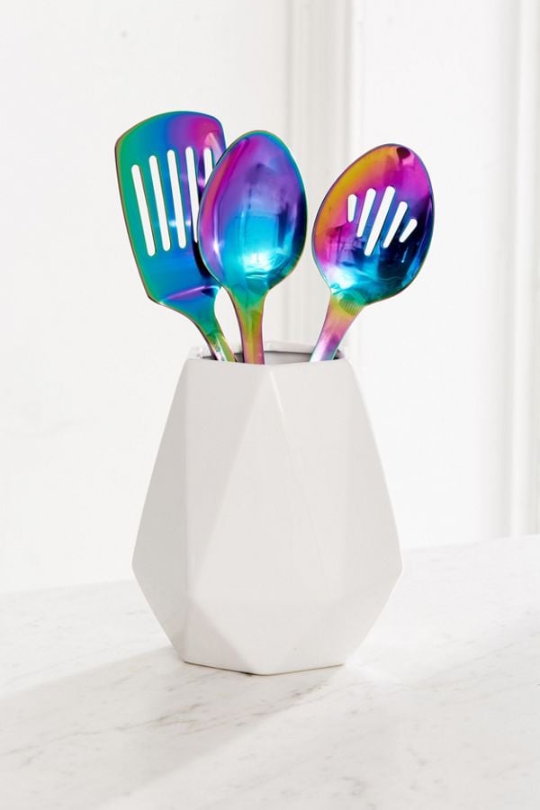 3-Piece Metallic Serving Utensil Set