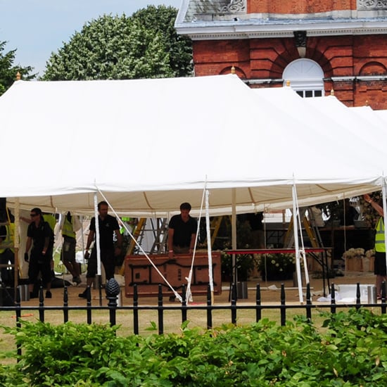 Preparations at Kensington Palace For Nicky Hilton's Wedding