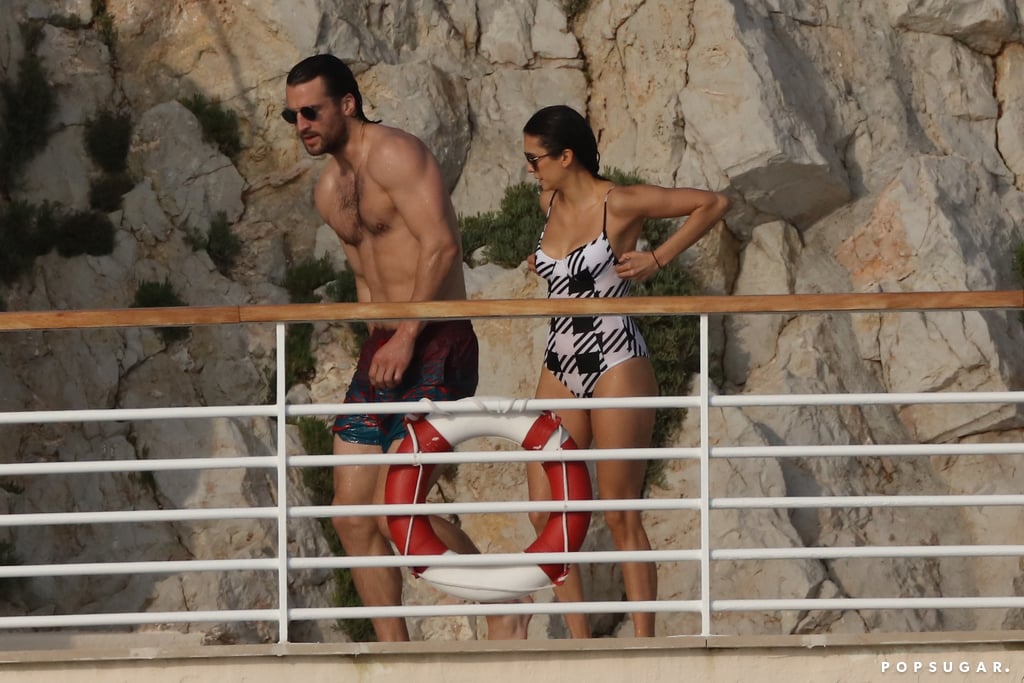 Nina Dobrev and Grant Mellon​ Kissing in France May 2019