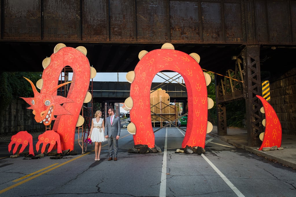 Coffee Shop Wedding Reception
