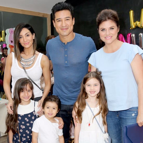 Tiffani Thiessen and Mario Lopez With Their Kids July 2017