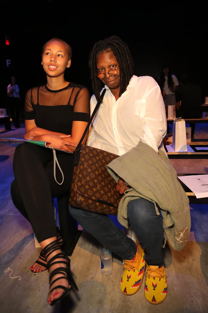 Whoopi Goldberg and her granddaughter Jerzey Dean sat front row together for the Stella Nolasco show on Friday.