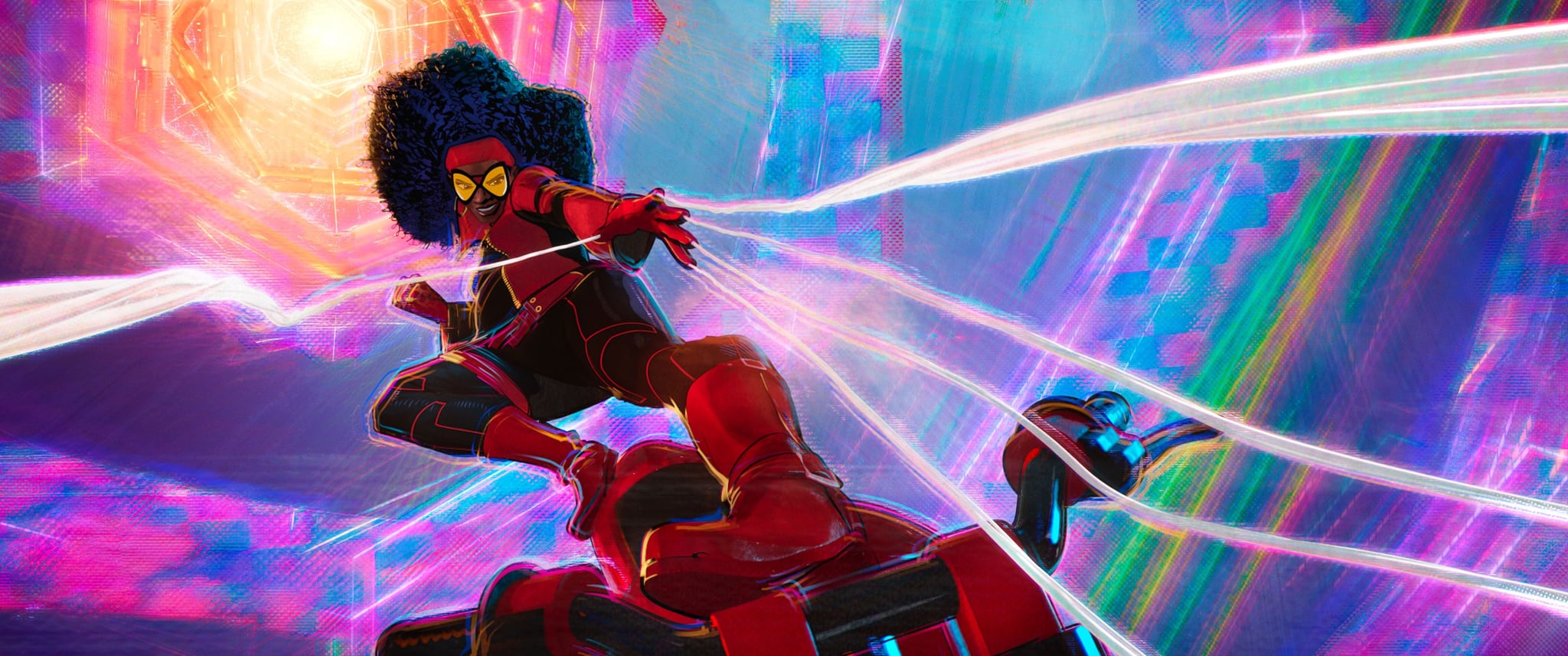 SPIDER-MAN: ACROSS THE SPIDER-VERSE  PART ONE, Jessica Drew (voice: Issa Rae), 2023.  Sony Pictures Releasing /  Marvel Entertainment / Courtesy Everett Collection