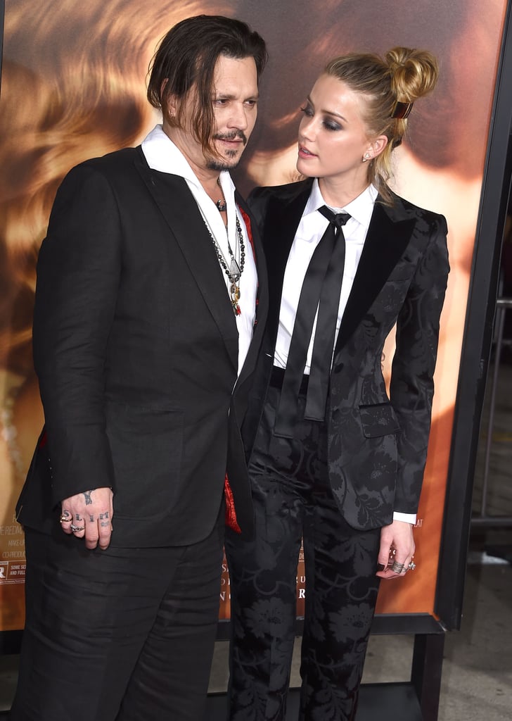 Johnny Depp and Amber Heard at The Danish Girl LA Premiere