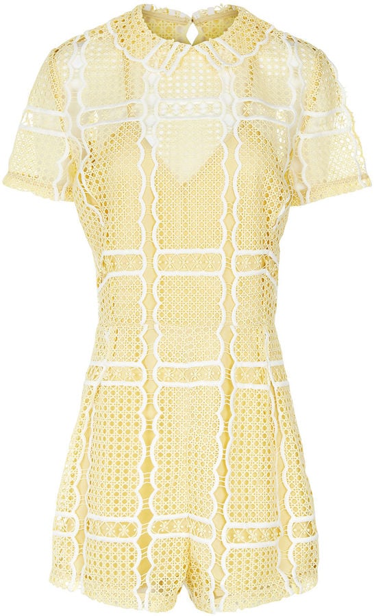 alice mccall gold playsuit