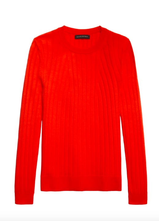 Washable Merino Ribbed Sweater