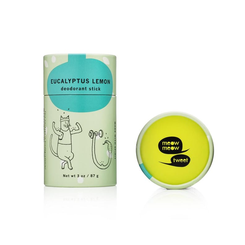 Meow Meow Tweet Deodorant Stick in Eucalyptus Lemon