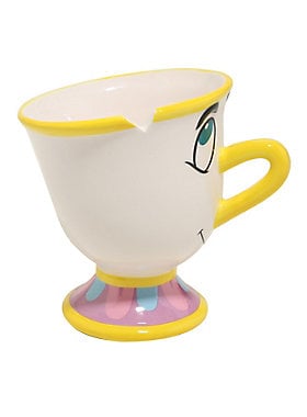 coffee cup with a chip in it