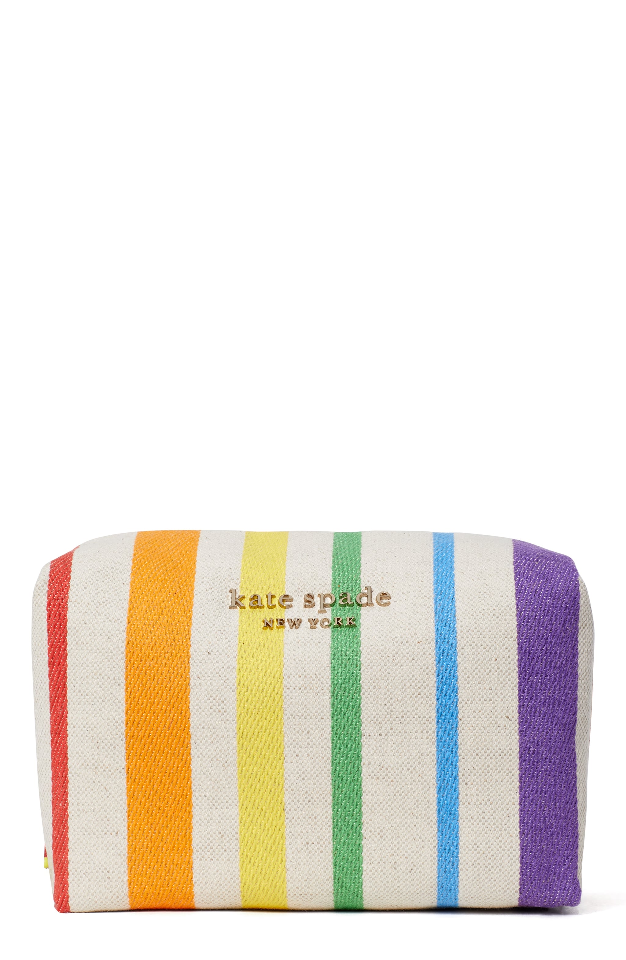 Kate Spade New York Rainbow Large Cosmetic Case ($88) | Kate Spade New  York's Pride Month Collection Is Not Only Cute, but Has a Great Cause |  POPSUGAR Fashion Photo 7