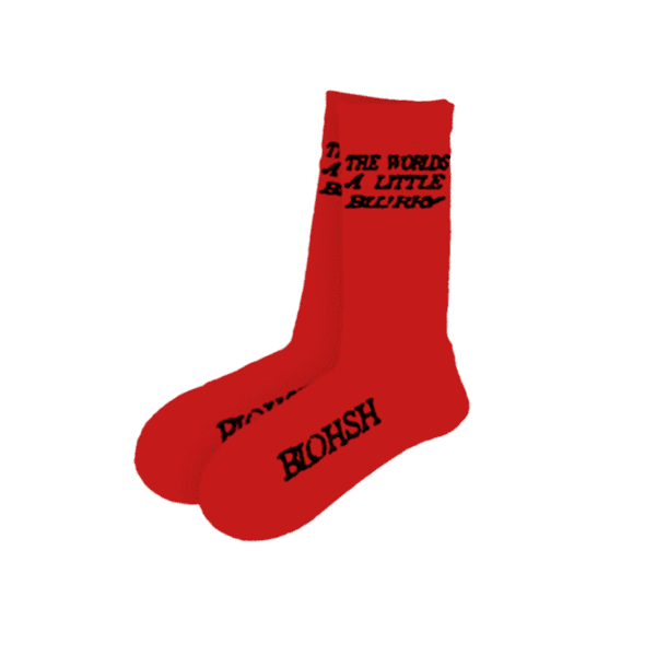 Blurry Red Socks