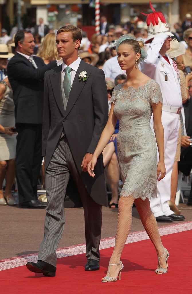 The duo got dressed up to attend the royal wedding of Prince Albert II and Princess Charlene in July 2011.