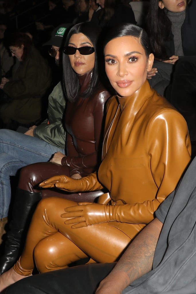 Kim Kardashian Balmain Latex Look 1