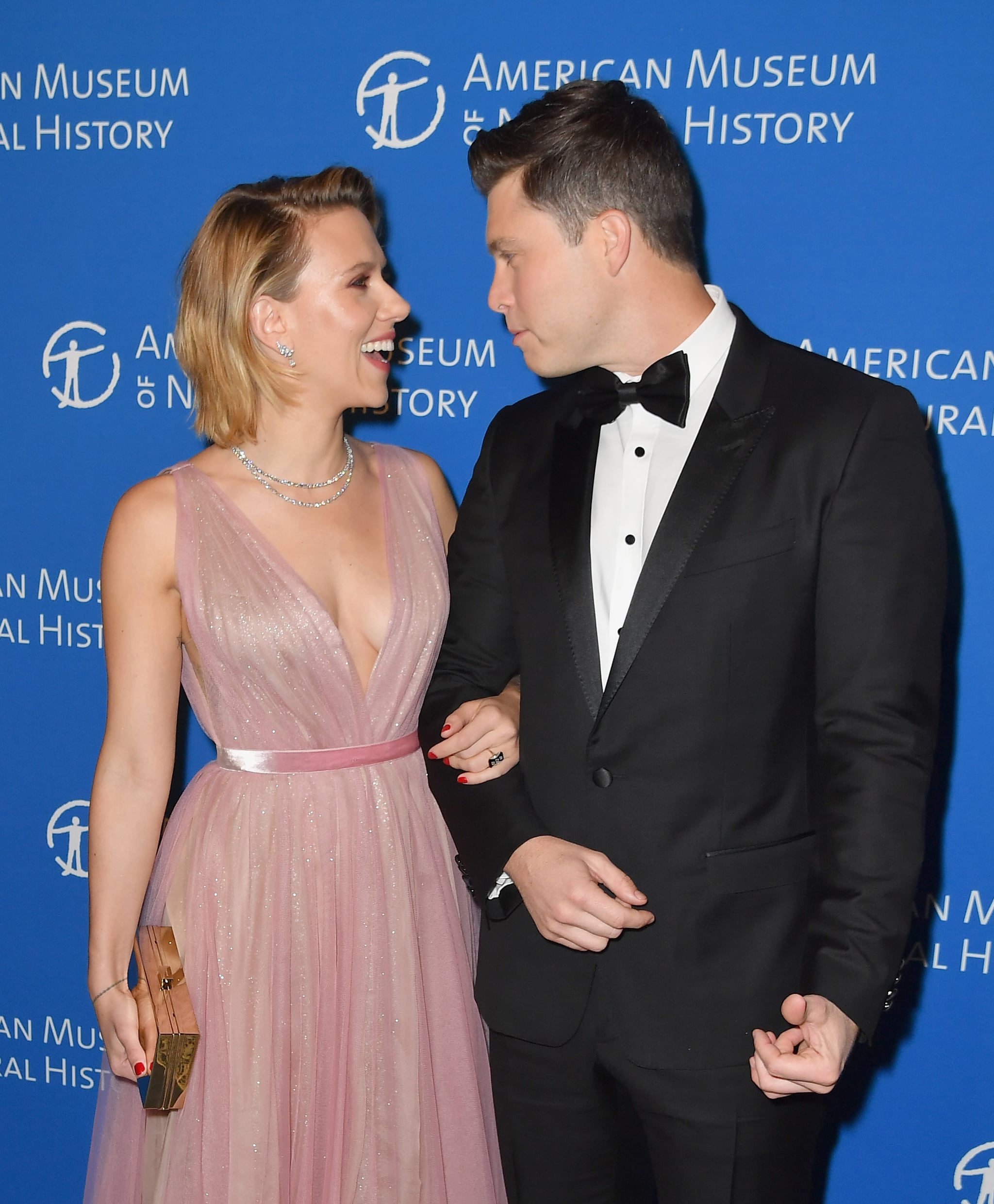 Scarlett Johansson And Colin Jost Engaged Popsugar Celebrity