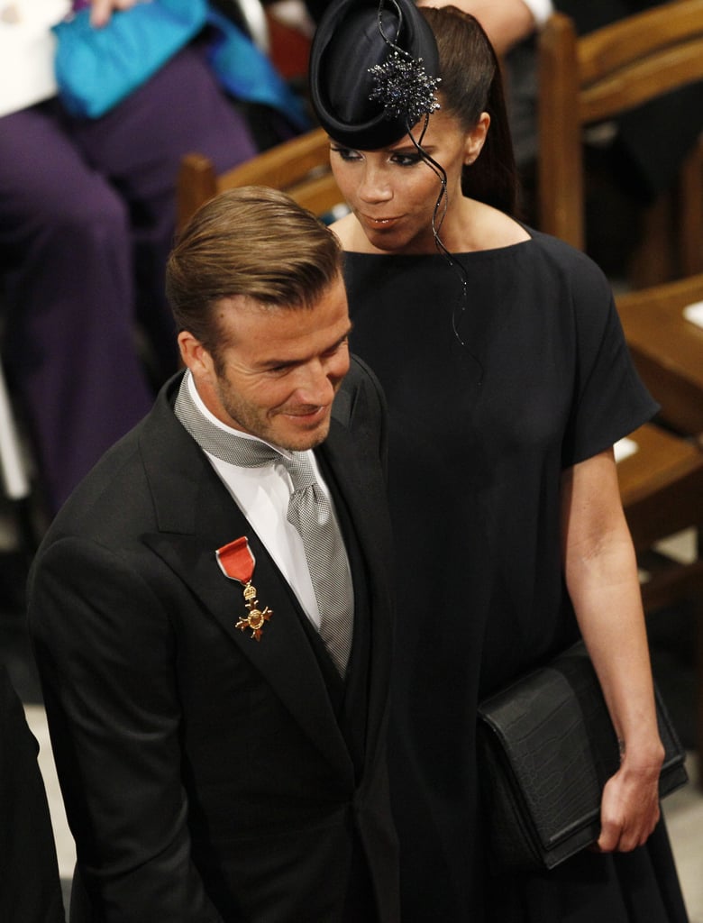 Victoria Beckham's Outfits at the Royal Weddings