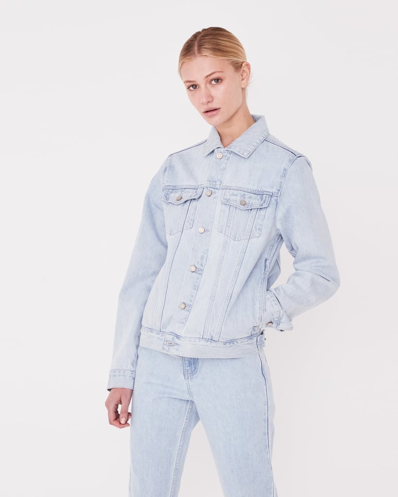 assembly label black denim jacket