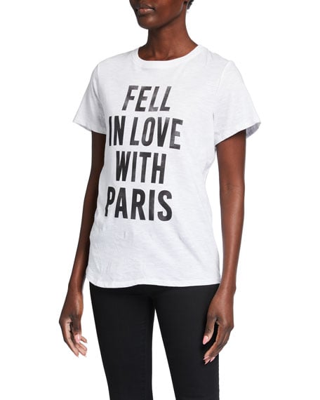 Cinq á Sept In Love With Paris Short-Sleeved Tee