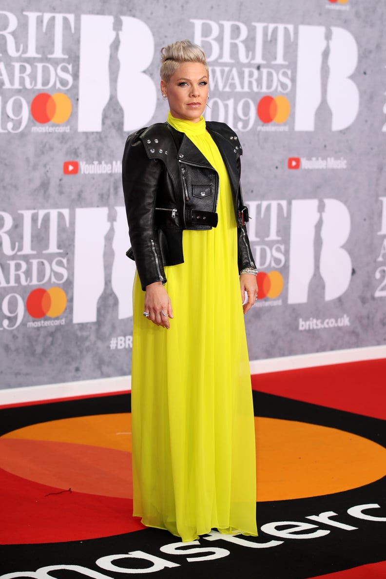 Pink at the 2019 Brit Awards