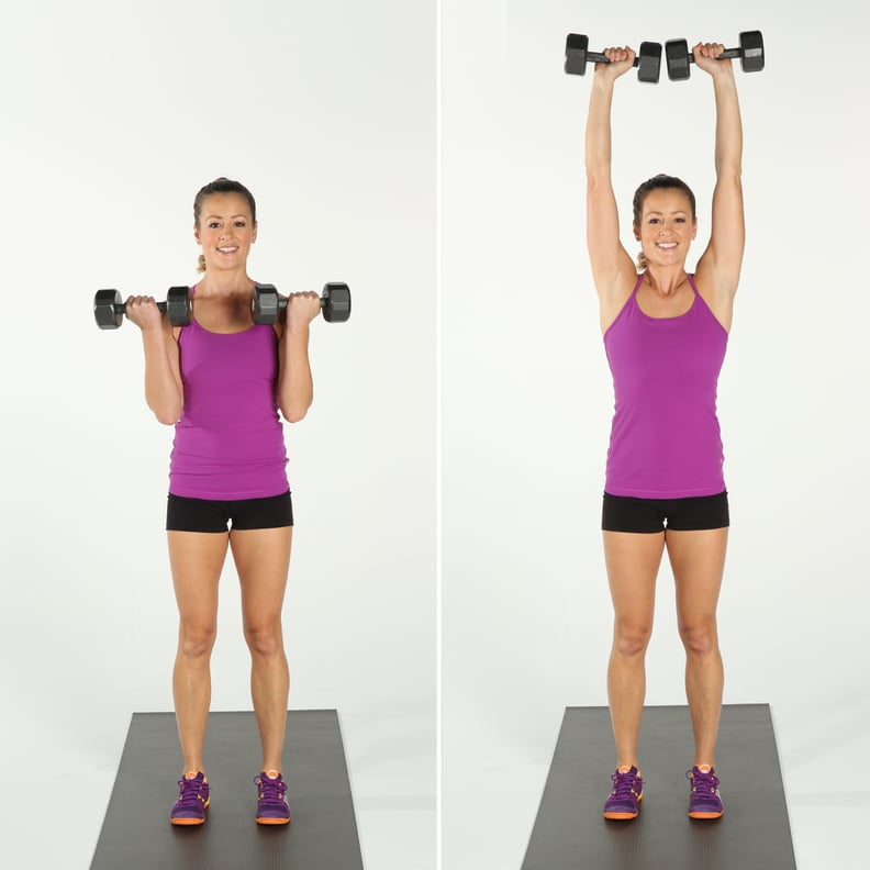 Circuit 2, Exercise 2: Bicep Curl and Overhead Press