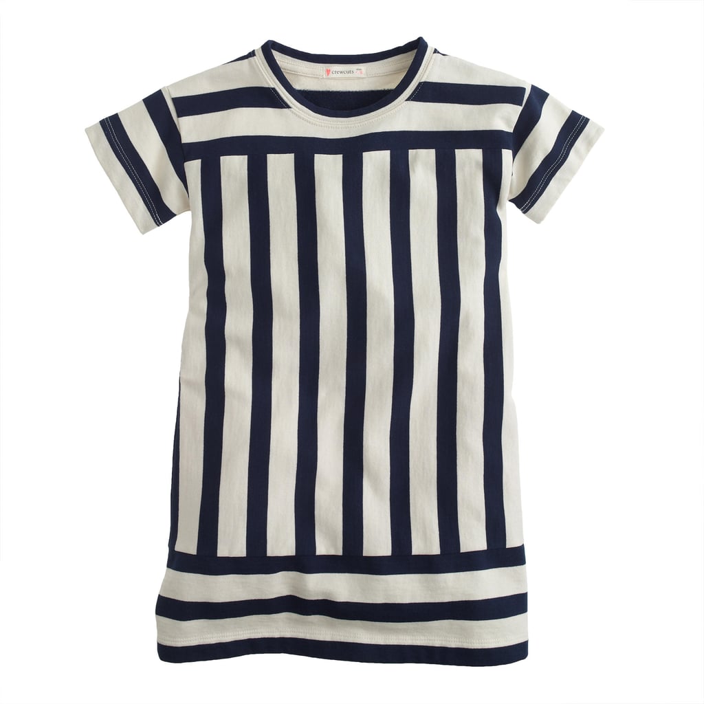 striped shift dress